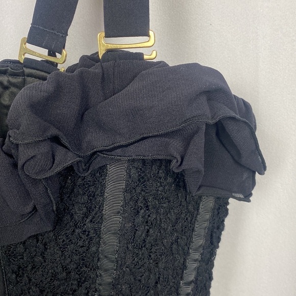 We Are HAH NWT Free People Seams Like A Princess Corset - Noir - Size Medium - Picture 7 of 16